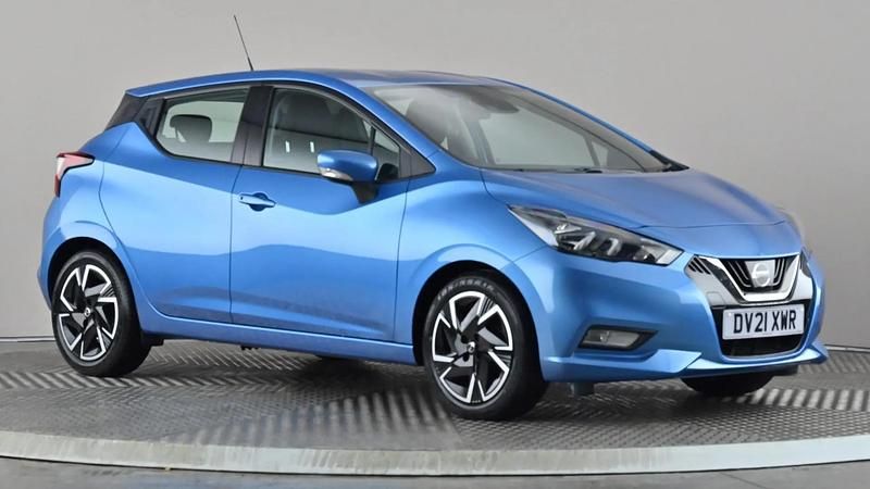Blue Used 2021 Nissan Micra Acenta Hatchback | £10,677 (Fair price) - Image 1/4