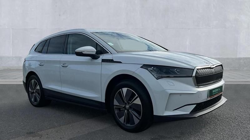 Moon white metallic Used 2024 Skoda Enyaq iV SUV | £29,890 (A bit pricey) - Image 1/4