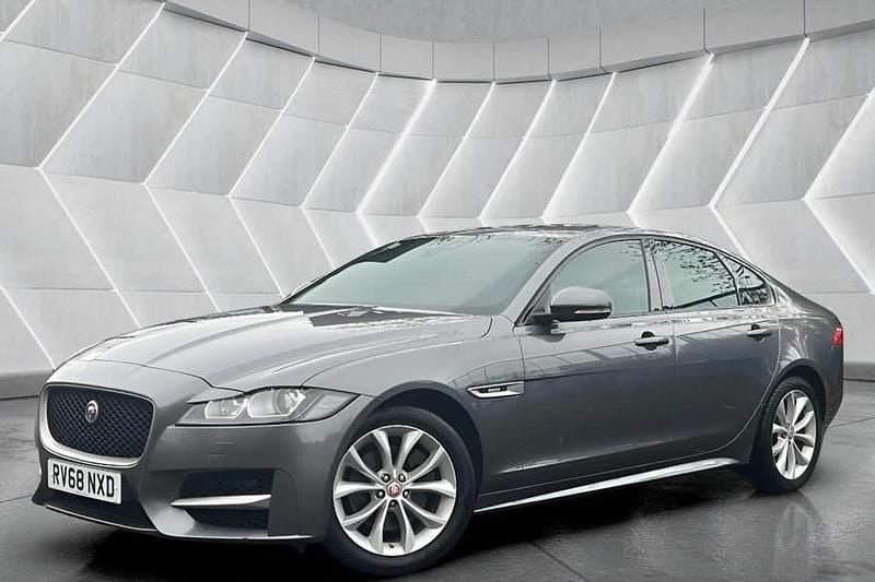 Grey Used 2018 Jaguar XF R-Sport Sedan | £12,500 (Fair price) - Image 1/1