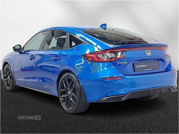 Used Honda Civic Sport 2023 Blue Hatchback