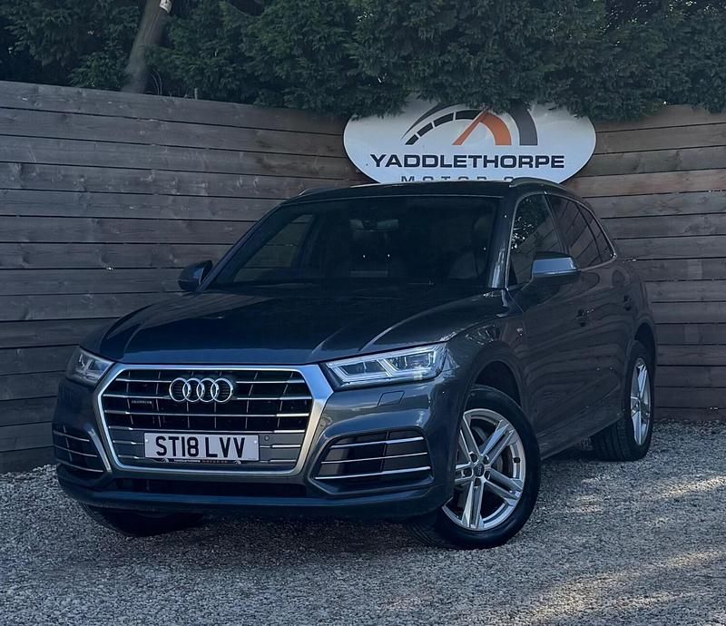 Grey Used 2018 Audi Q5 S-Line SUV | £14,495 (A bit pricey) - Image 1/4