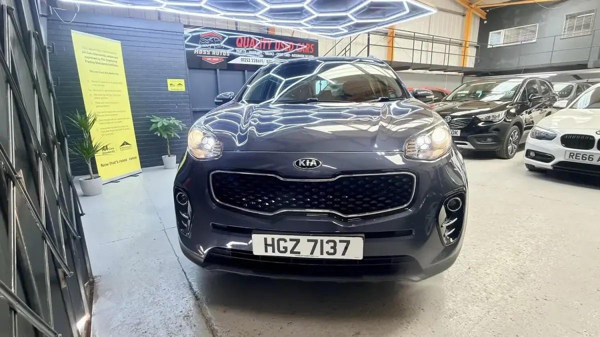Used Kia Sportage 130 HP (95 kW) 2017 Blue SUV