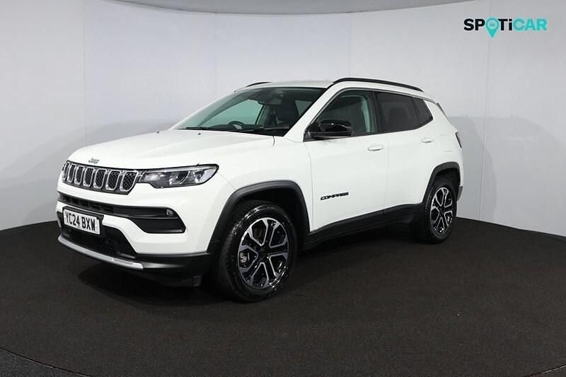 White Used 2024 Jeep Compass Limited SUV | £21,490 (Fair price) - Image 1/4