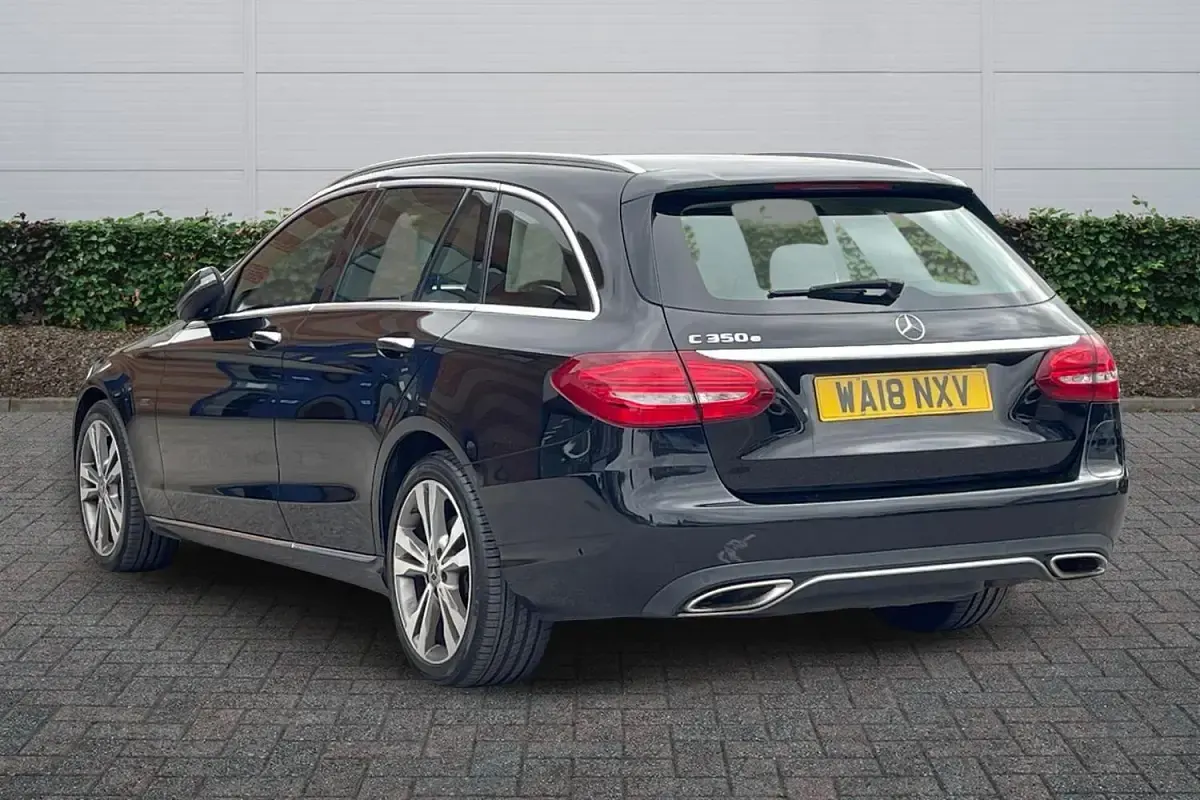 Used Mercedes C350e Premium Plus 2018 Black Estate