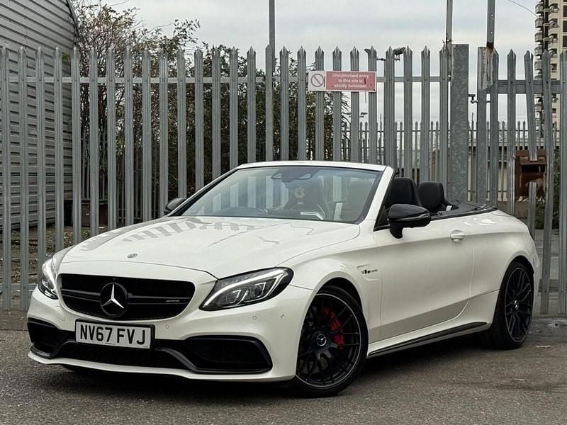 Used Mercedes C63 AMG Premium 2018 White Cabriolet