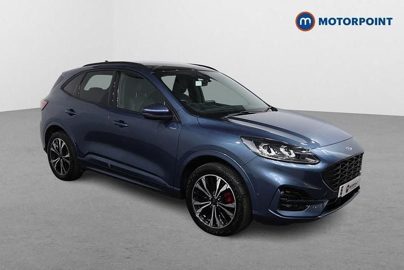 Blue Used 2022 Ford Kuga ST-Line X SUV | £19,549 (Fair price) - Image 1/4