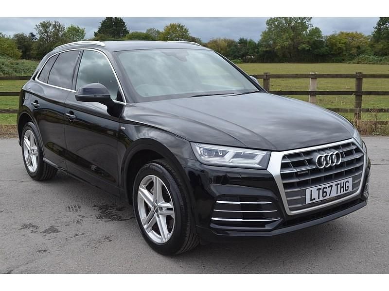 Black Used 2017 Audi Q5 S-Line SUV | £16,989 (Fair price) - Image 1/3