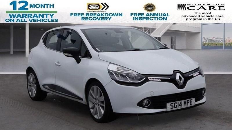White Used 2014 Renault Clio IV Dynamique Hatchback | £7,495 (Expensive) - Image 1/3
