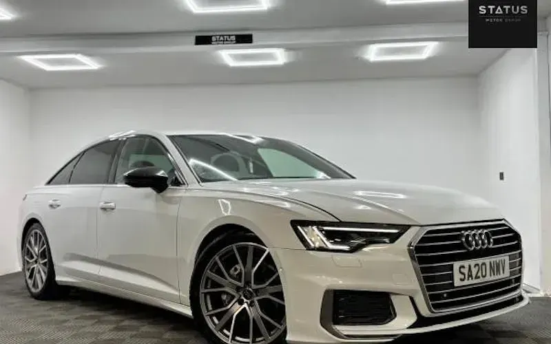 Used Audi A6 Black Edition 204 HP (150 kW) 2020 White Sedan