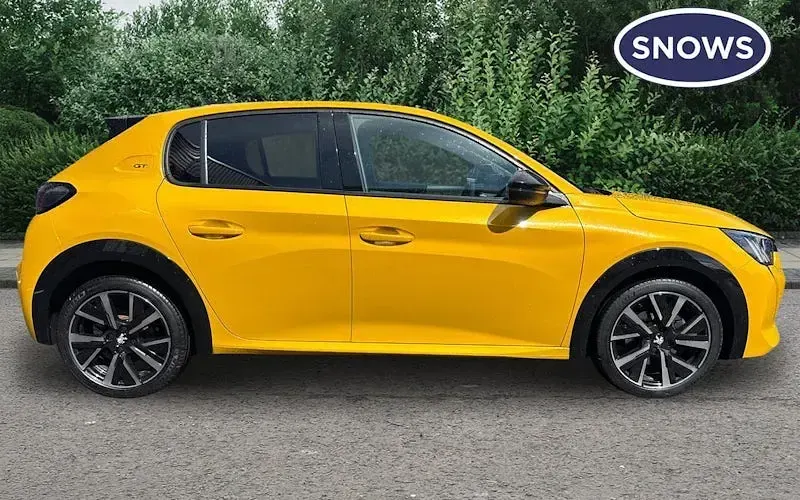 Used Peugeot 208 GTi 102 HP (75 kW) 2023 Yellow Hatchback
