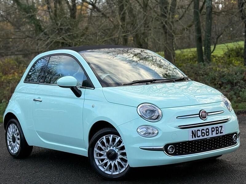 Used Fiat 500 Lounge 2019 Green Cabriolet
