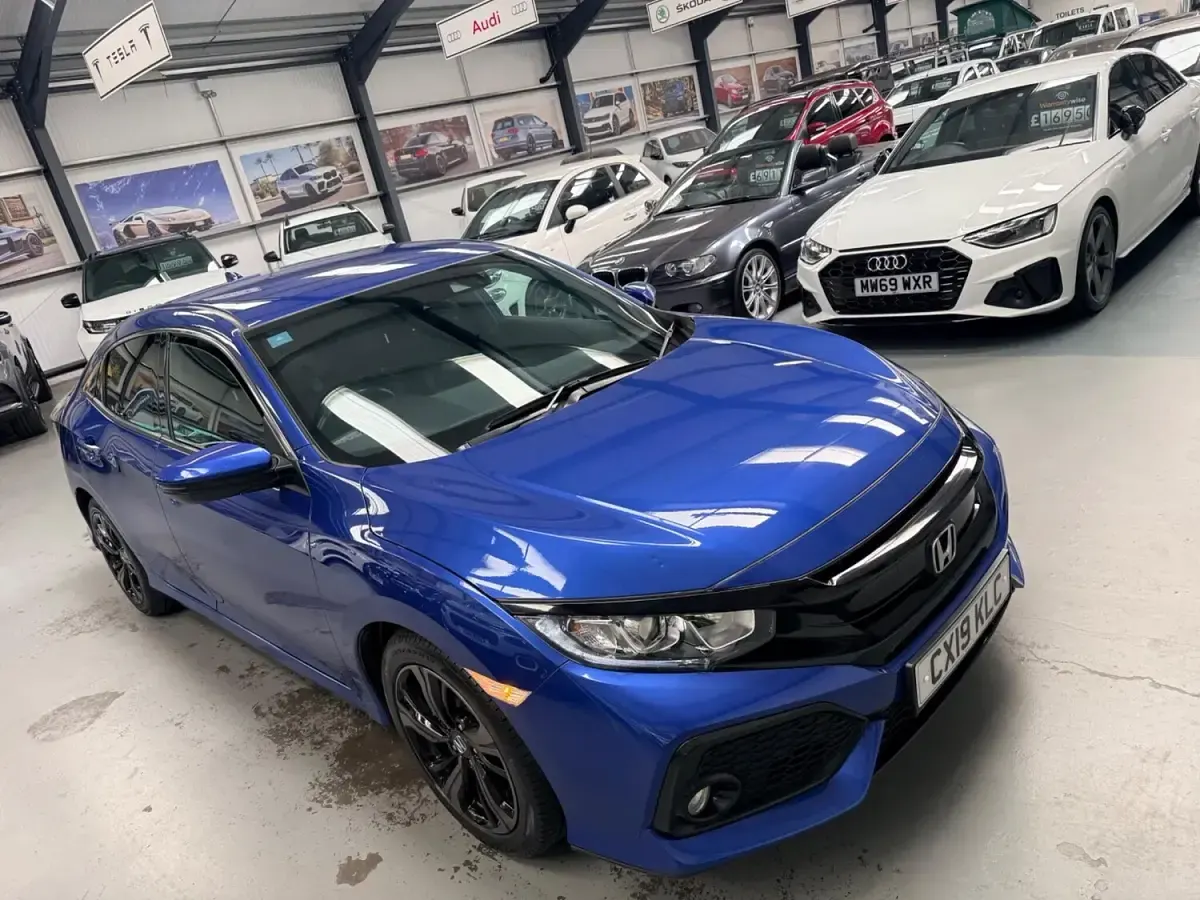 Used Honda Civic SR 2019 Blue Hatchback