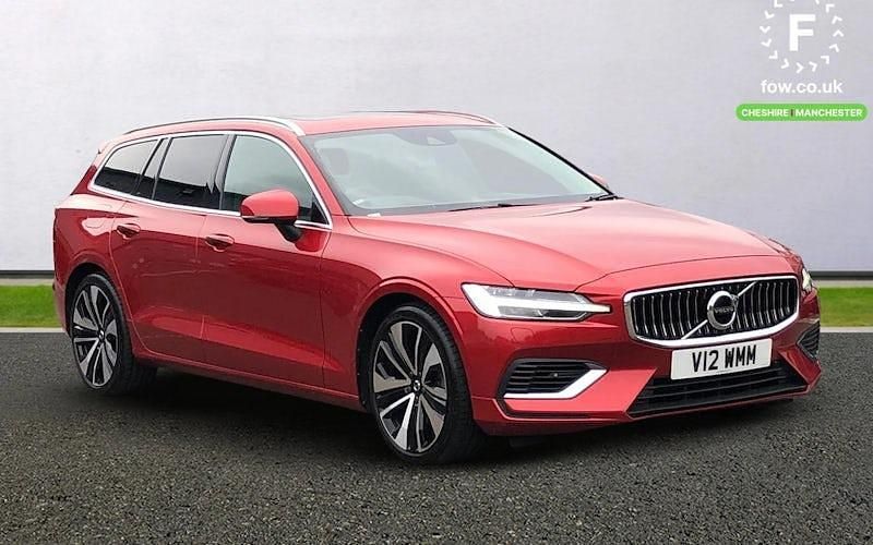 Red Used 2021 Volvo V60 Inscription Estate | £22,399 (A bit pricey) - Image 1/3