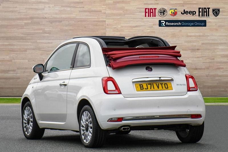 White Used 2022 Fiat 500C Dolcevita Cabriolet | £10,396 (Good price) - Image 1/3