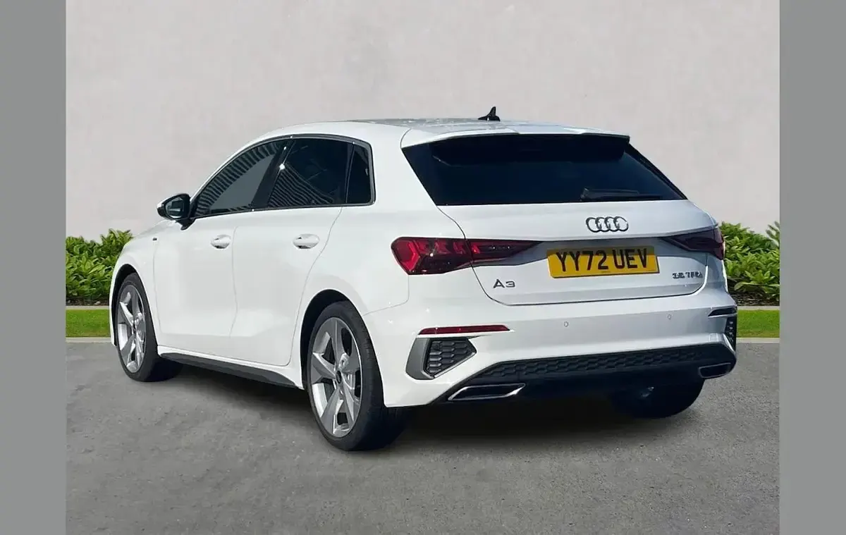 Used Audi A3 S-Line 147 HP (108 kW) 2023 White Sedan