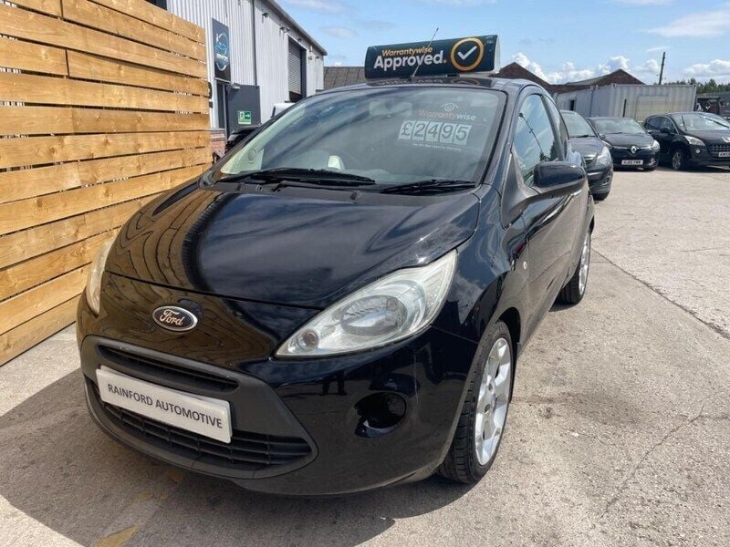 Black Used 2011 Ford Ka Titanium Hatchback | £2,495 (Good price) - Image 1/4