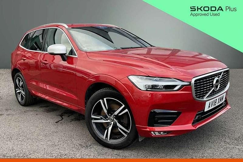 Red Used 2018 Volvo XC60 R-Design SUV | £20,499 (Fair price) - Image 1/4