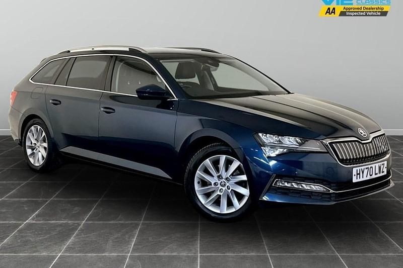 Blue Used 2020 Skoda Superb SE Technology Estate | £9,195 (Fair price) - Image 1/1