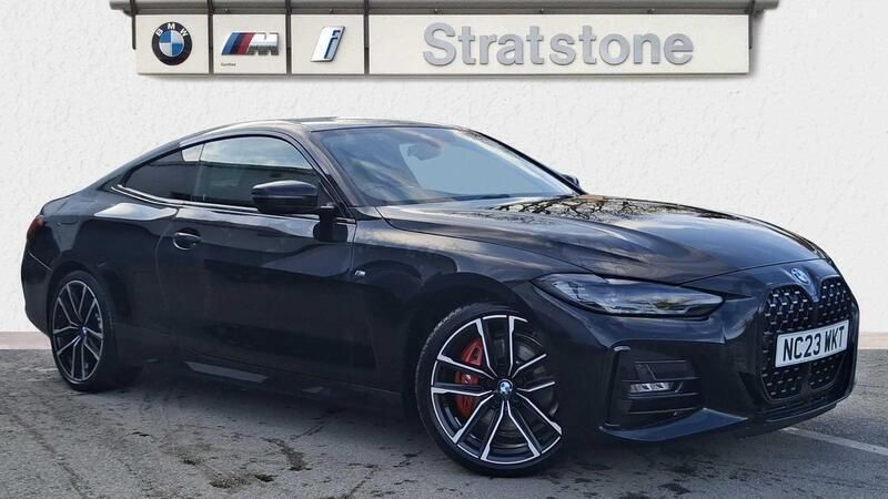 Black Used 2023 BMW 420 M Sport Coupe | £30,950 (Good price) - Image 1/3