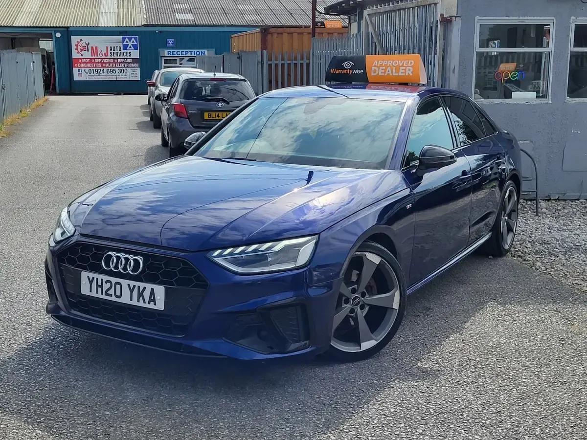 Used Audi A4 Black Edition 2020 Blue Sedan