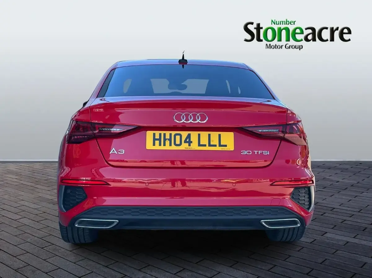Used Audi A3 S-Line 110 HP (80 kW) 2021 Red Sedan