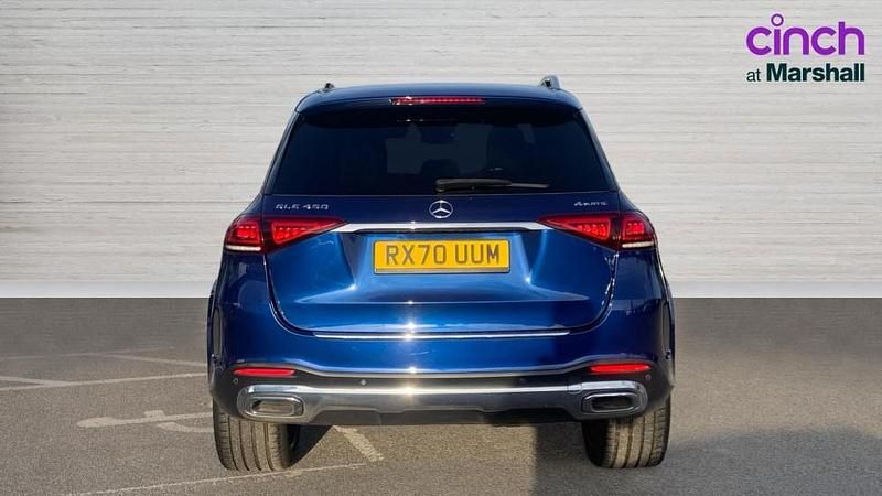Used Mercedes GLE450 AMG AMG line 367 HP (269 kW) 2020 Blue
