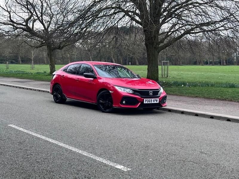 Used Honda Civic Sport 126 HP (92 kW) 2019 Red Hatchback