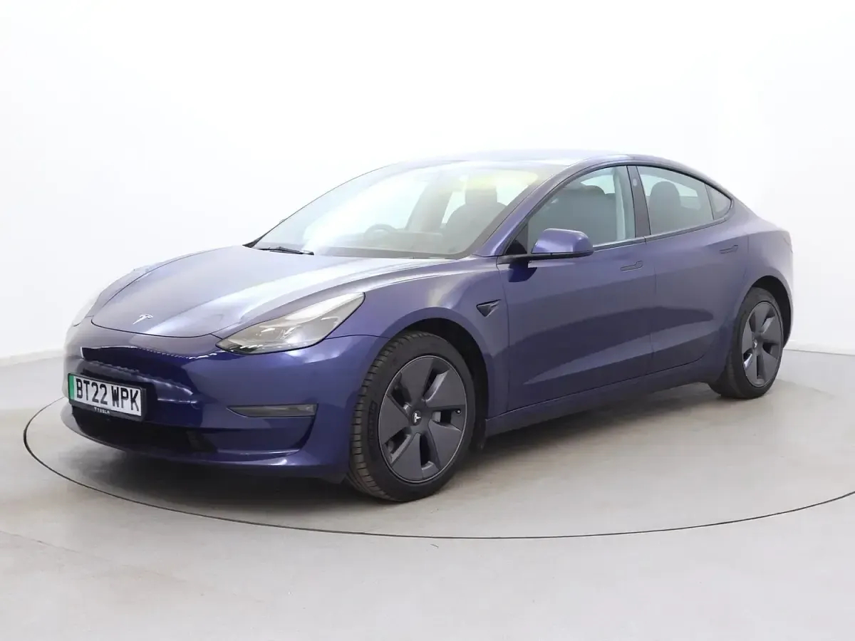 Used Tesla Model 3 Long Range AWD 366 kW (498 HP) 2022 Blue Sedan