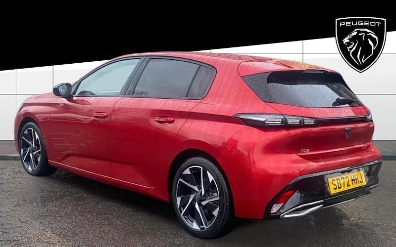 Used Peugeot 308 Allure Premium 131 HP (96 kW) 2023 Red Hatchback
