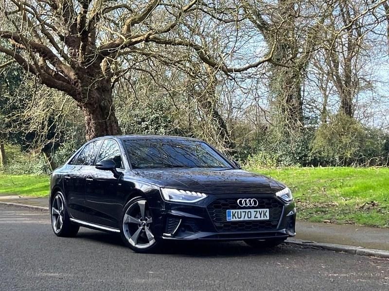 Used Audi A4 Black Edition 190 HP (139 kW) 2020 Black Sedan