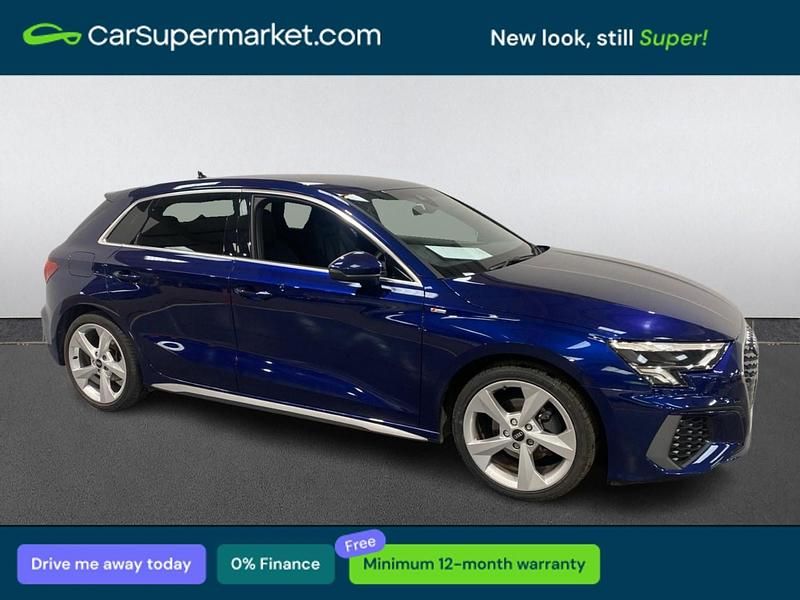 Used Audi A3 S-Line 2023 Blue Sedan