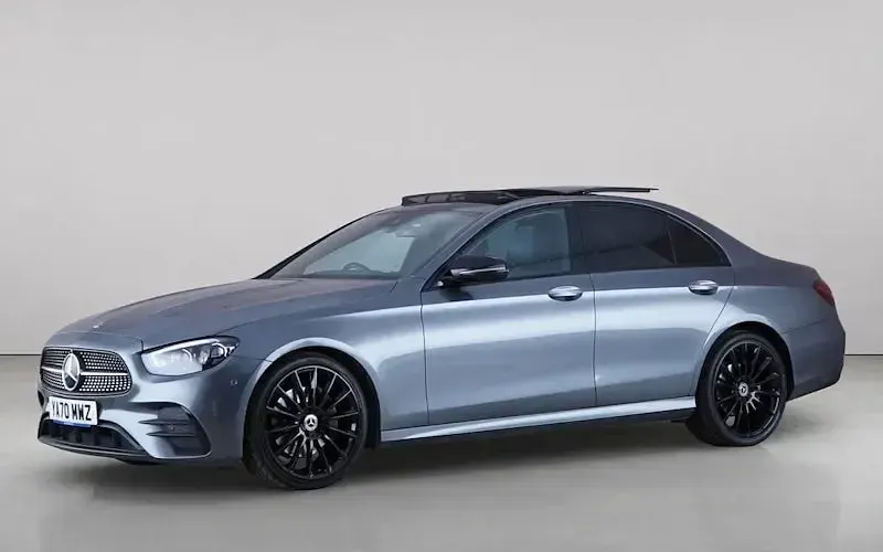 Used Mercedes E220 AMG line 194 HP (142 kW) 2021 Grey Sedan