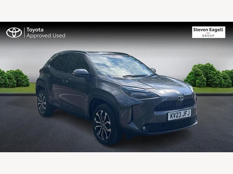 Grey Used 2023 Toyota Yaris Hybrid Design Hatchback | £21,292 (Expensive) - Image 1/3