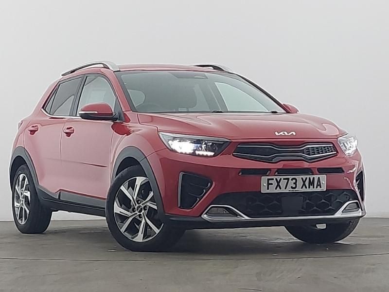 Red Used 2023 Kia Stonic GT-Line SUV | £18,498 (Fair price) - Image 1/4