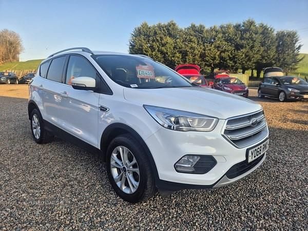 Used Ford Kuga Titanium 150 HP (110 kW) 2019 White SUV