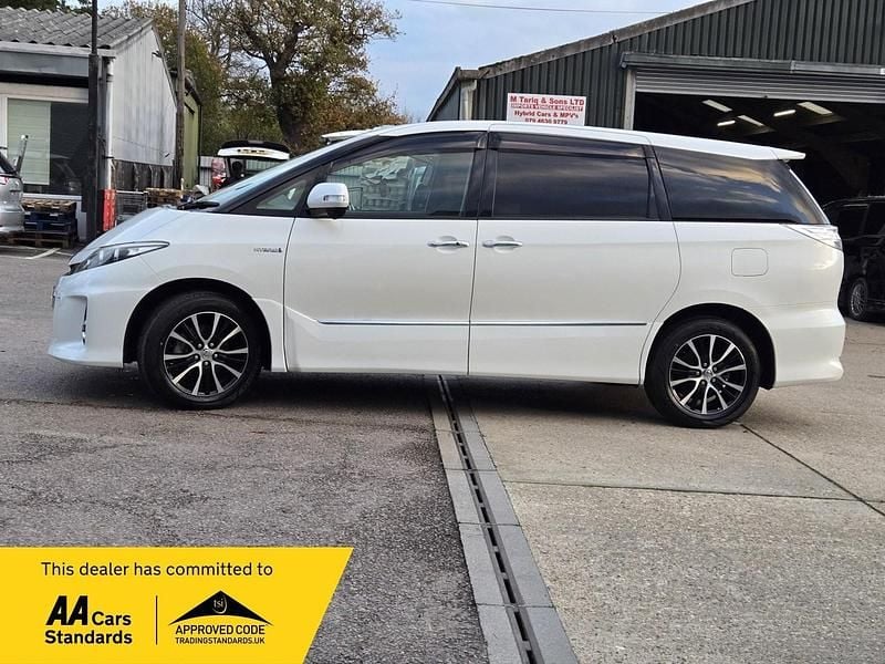 Used Toyota Estima Hybrid 2012 White MPV
