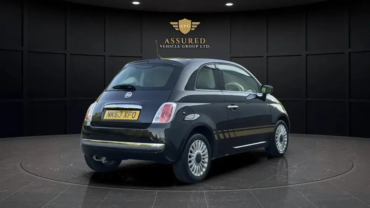 Used Fiat 500 Lounge 69 HP (50 kW) 2013 Black Hatchback