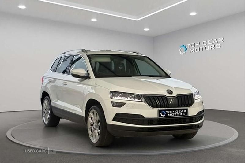 Used Skoda Karoq SE L 150 HP (110 kW) 2018 White SUV
