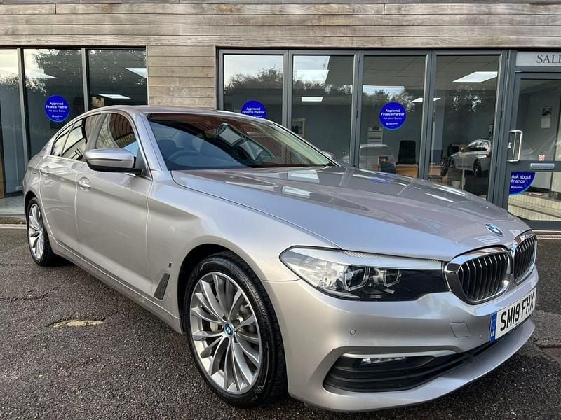 Silver Used 2019 BMW 530e Comfort Edition Sedan | £12,975 - Image 1/4