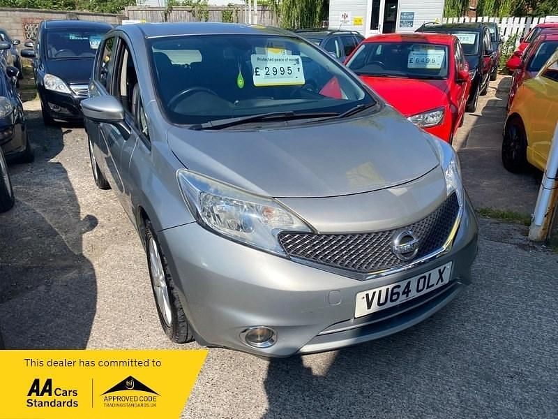 Used Nissan Note S 98 HP (72 kW) 2014 Silver Hatchback