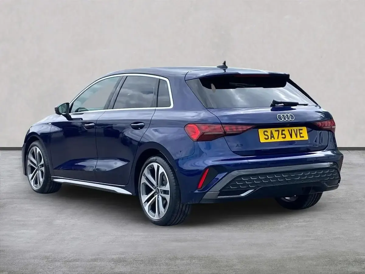 Used Audi A3 Sportback S-Line 150 HP (110 kW) 2025 Blue Hatchback