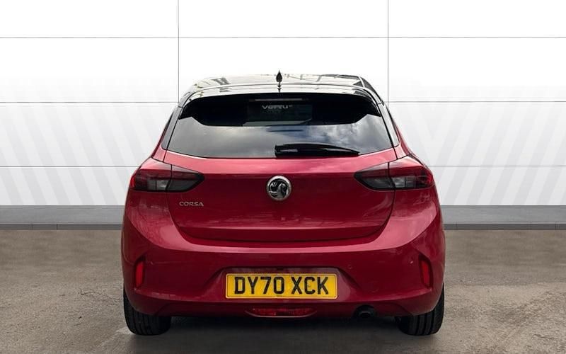 Used Vauxhall Corsa Elite 101 HP (74 kW) 2020 Red Hatchback