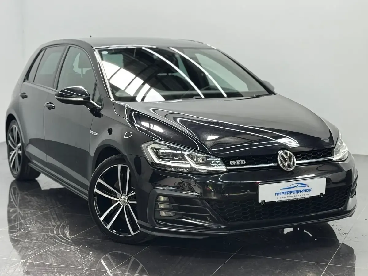 Used VW Golf VII GTD 184 HP (135 kW) 2017 Black Hatchback