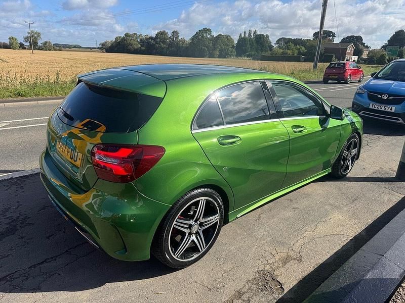 Used Mercedes A250 AMG 215 HP (158 kW) 2017 Green Hatchback