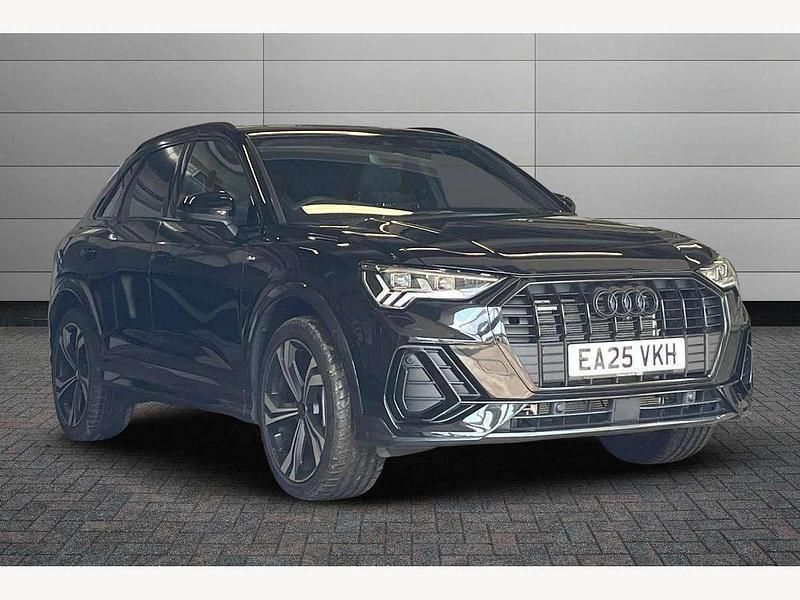 Black Used 2025 Audi Q3 S-Line SUV | £43,000 - Image 1/4
