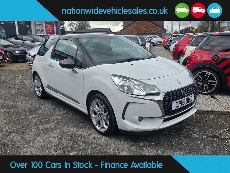 White Used 2016 DS Automobiles DS3 Elegance Hatchback | £4,926 (Good price) - Image 1/4