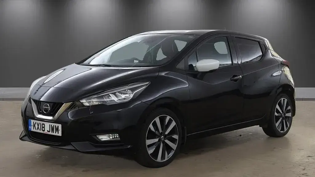 Used Nissan Micra Tekna 90 HP (66 kW) 2018 Black Hatchback