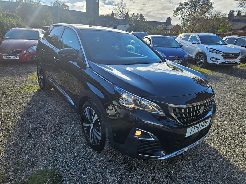 Nera black pearl Used 2018 Peugeot 3008 Allure Hatchback | £7,995 (Fair price) - Image 1/4