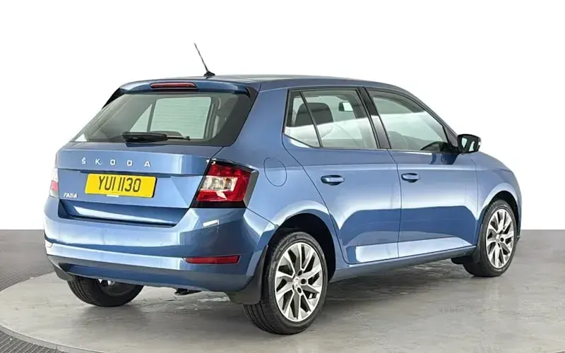 Used Skoda Fabia SE Drive 60 HP (44 kW) 2021 Blue Hatchback