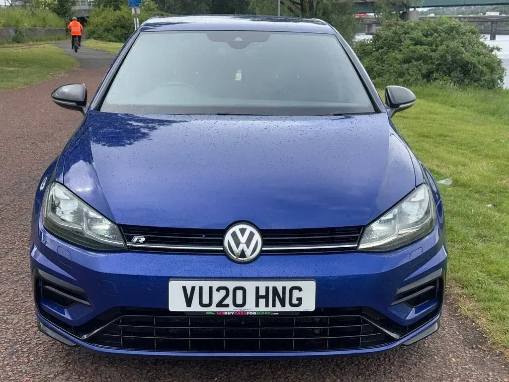 Used VW Golf VII R 300 HP (220 kW) 2020 Blue Hatchback